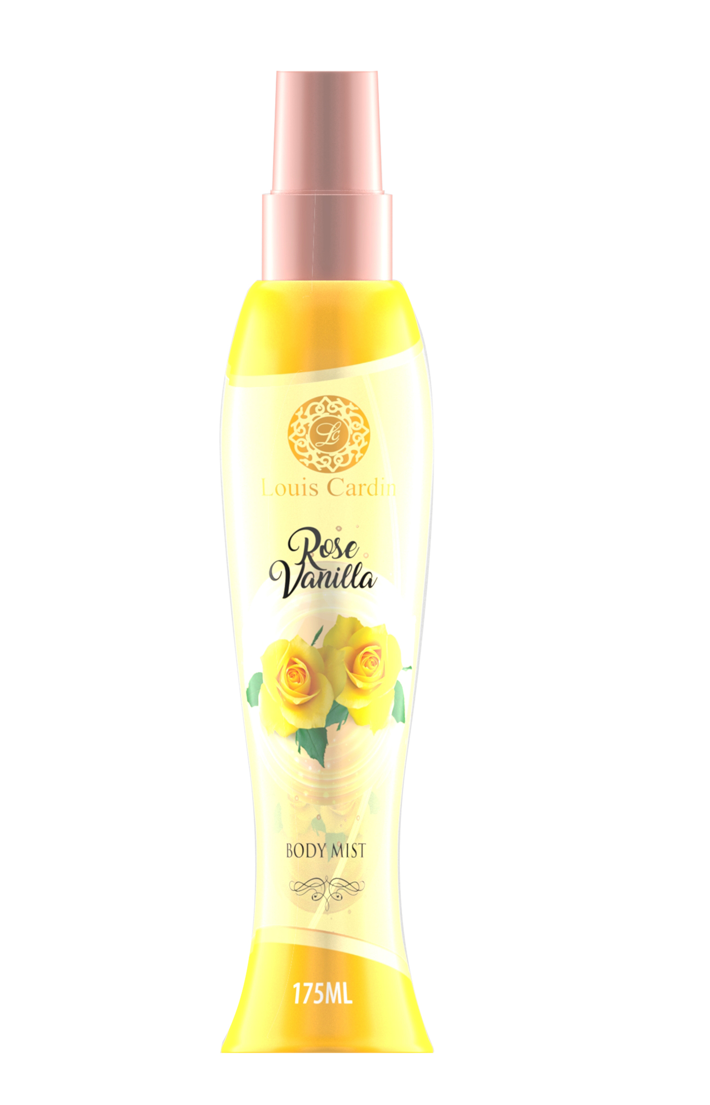 Louis Cardin Rose Vanilla Body Mist For Women 175ml