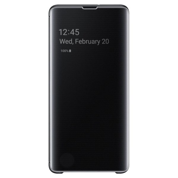 Samsung Clear View Flip Case Black For Galaxy S10 Plus Samsung Clear View Flip Case Black For Galaxy S10 Plus