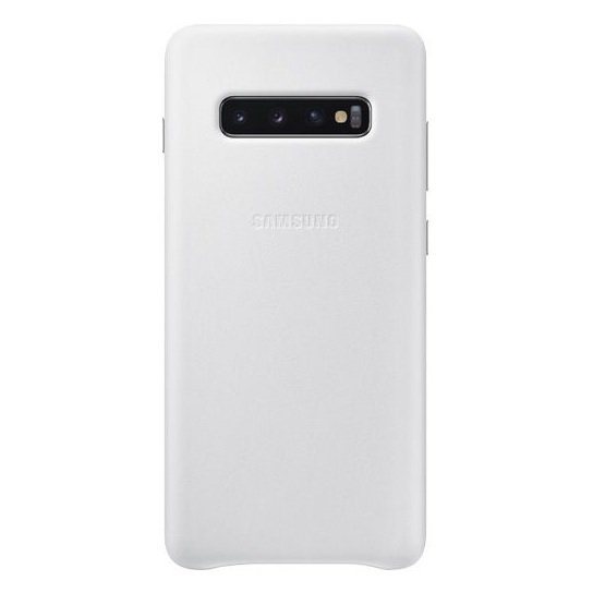 Samsung Leather Case White For Galaxy S10 Plus Samsung Leather Case White For Galaxy S10 Plus