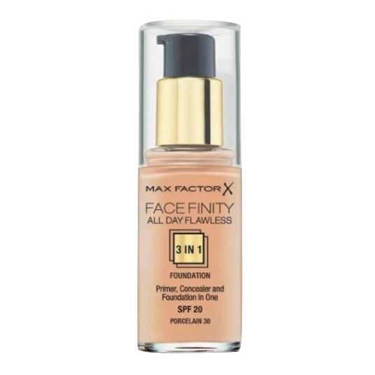 Max Factor Facefinity All Day Flawless Liquid Foundation 3in1 030 Porcelain 30ml Max Factor Facefinity All Day Flawless Liquid Foundation 3in1 030 Porcelain 30ml