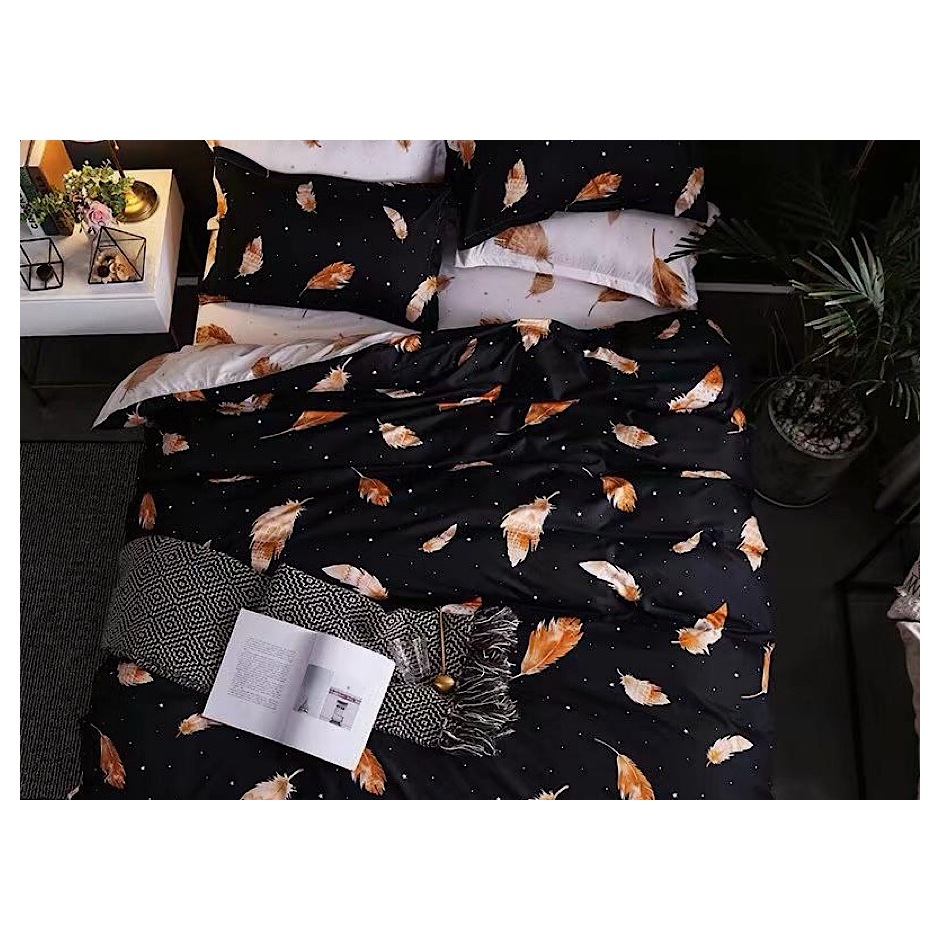 Deals For Less Feather Single Size Bedding Set of Four
