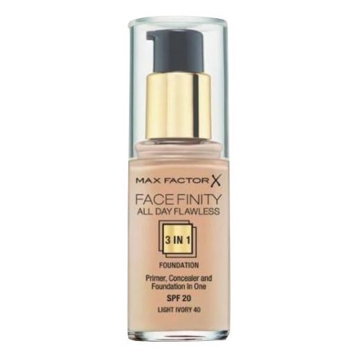 Max Factor Facefinity All Day Flawless Liquid Foundation 3in1 040 Light Ivory 30ml Max Factor Facefinity All Day Flawless Liquid Foundation 3in1 040 Light Ivory 30ml