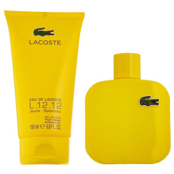 Lacoste Jaune Optimistic Gift Set For Men (Lacoste Jaune Optimistic 100ml EDT + 150ml Shower Gel) Lacoste Jaune Optimistic Gift Set For Men (Lacoste Jaune Optimistic 100ml EDT + 150ml Shower Gel)