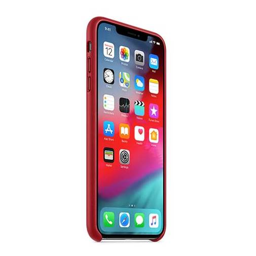 Apple Leather Case Product Red For iPhone XS Max Apple Leather Case Product Red For iPhone XS Max