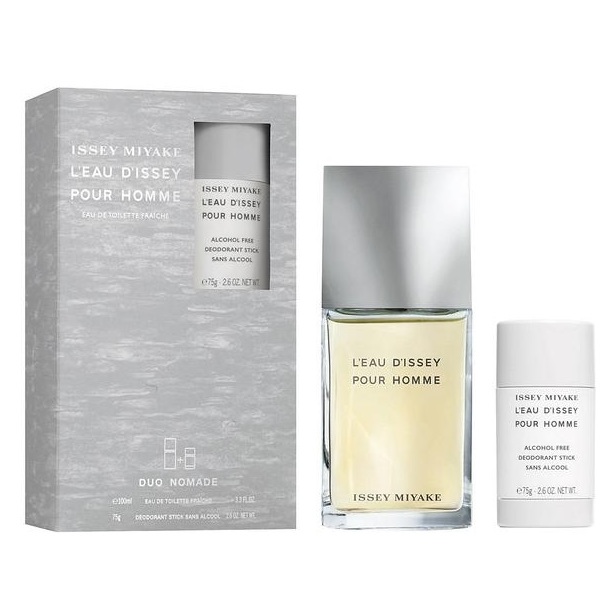 Issey Miyake L’Eau d’Issey Fraiche Gift Set For Men (L’Eau d’Issey 100ml EDT + 75g Deodorant Stick)