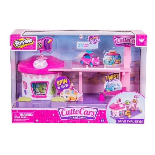 shopkins cutie cars drive thru diner