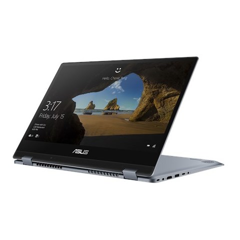 Asus VivoBook Flip 14 TP412UA Convertible Touch Laptop – Core i3 2.3GHz 4GB 128GB Shared Win10 14inch FHD Star Grey
