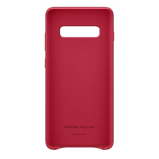 Samsung Leather Case Red For Galaxy S10 Plus Samsung Leather Case Red For Galaxy S10 Plus