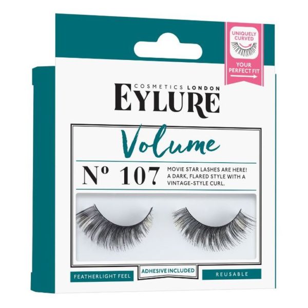 Eylure EYL6001113 Eye Lashes Glamour Strip Lashes #107 Eylure EYL6001113 Eye Lashes Glamour Strip Lashes #107