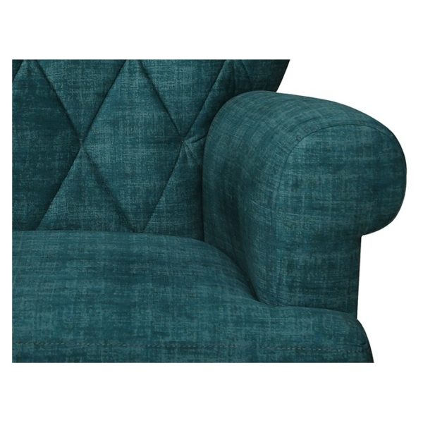Pan Emirates Eyelet Single Seater Sofa Blue Pan Emirates Eyelet Single Seater Sofa Blue