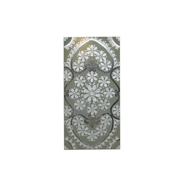 Mosaic Capiz Wall Panel 60X5X122 cm Gray