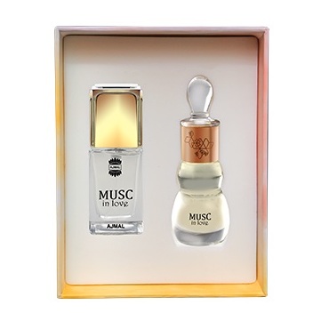 Ajmal Musc In Love For Unisex 14ml Eau de Parfum + Concentrated Perfume Oil 12ml Ajmal Musc In Love For Unisex 14ml Eau de Parfum + Concentrated Perfume Oil 12ml