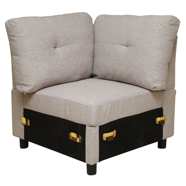 Pan Emirates Hatyard Corner Single Seater Sofa Charcoal Pan Emirates Hatyard Corner Single Seater Sofa Charcoal