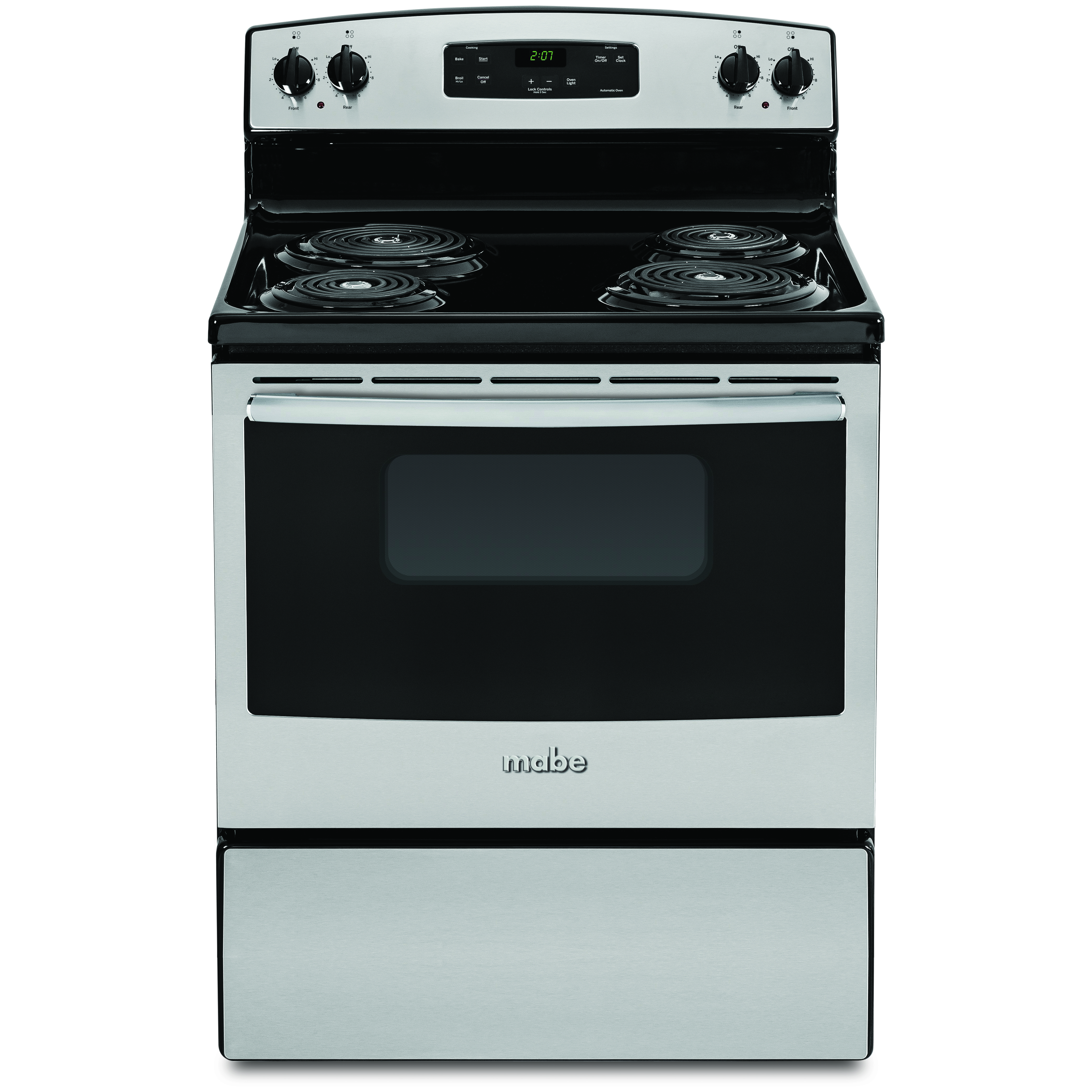 Mabe 4 Coil Burners Electric Cooker EML27NXF0