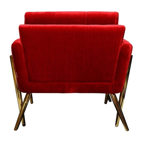 Pan Emirates Braxtan Single Seater Sofa Red Pan Emirates Braxtan Single Seater Sofa Red