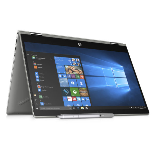 HP Pavilion x360 14-CD1007NE Convertible Touch Laptop - Core i7 1.8GHz 12GB 1TB+128GB 4GB Win10 14inch FHD Silver HP Pavilion x360 14-CD1007NE Convertible Touch Laptop - Core i7 1.8GHz 12GB 1TB+128GB 4GB Win10 14inch FHD Silver