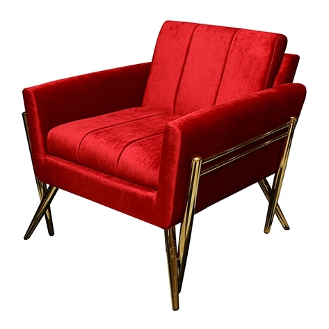 Pan Emirates Braxtan Single Seater Sofa Red Pan Emirates Braxtan Single Seater Sofa Red