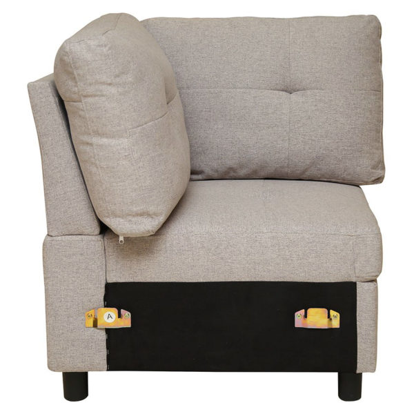 Pan Emirates Hatyard Corner Single Seater Sofa Charcoal Pan Emirates Hatyard Corner Single Seater Sofa Charcoal