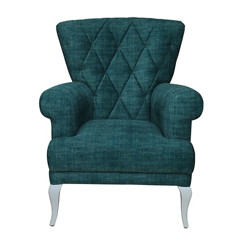 Pan Emirates Eyelet Single Seater Sofa Blue Pan Emirates Eyelet Single Seater Sofa Blue