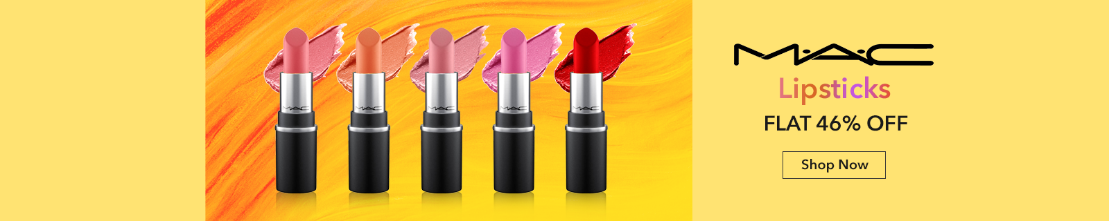 MAC Lipsticks Flat 46% Off - Desktop