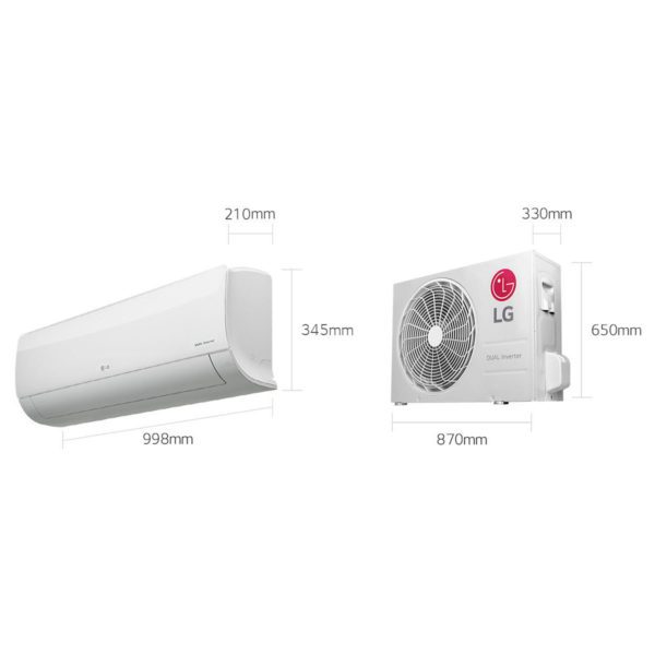LG Split Air Conditioner DUALCOOL Inverter 1.5 Ton I23SCP LG Split Air Conditioner DUALCOOL Inverter 1.5 Ton I23SCP