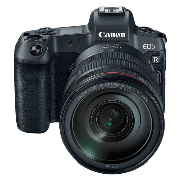 Canon EOS R Mirrorless Digital Camera Black With RF 24-105mm f/4L IS USM Lens Canon EOS R Mirrorless Digital Camera Black With RF 24-105mm f/4L IS USM Lens