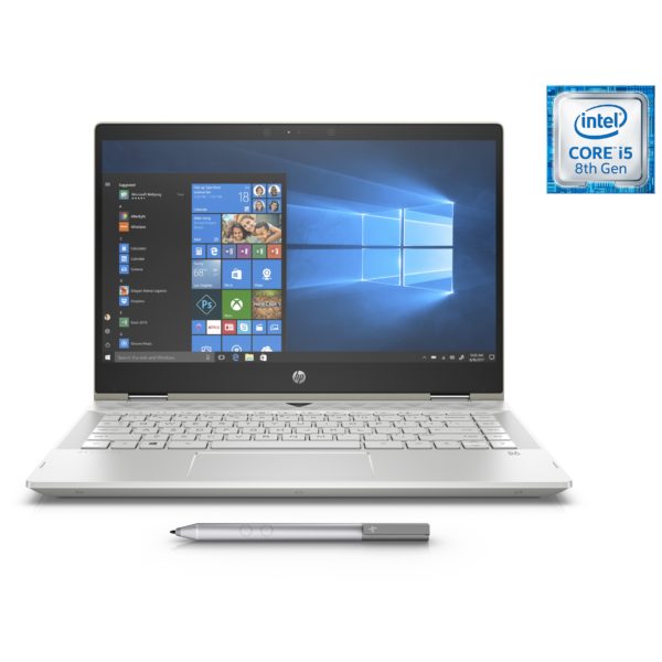 HP Pavilion x360 14-CD1006NE Convertible Touch Laptop - Core i5 1.6GHz 8GB 1TB+128GB Shared Win10 14inch FHD Gold HP Pavilion x360 14-CD1006NE Convertible Touch Laptop - Core i5 1.6GHz 8GB 1TB+128GB Shared Win10 14inch FHD Gold