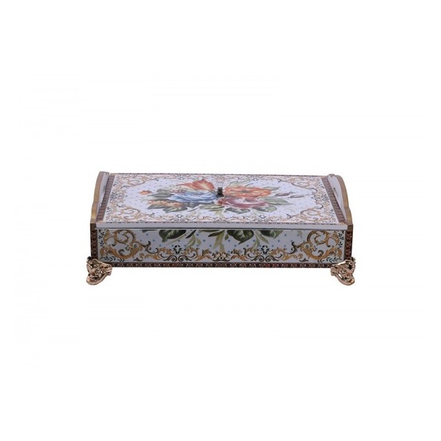 Macrina 6Section Tray With Lid 40X27X14 cm Multi Color