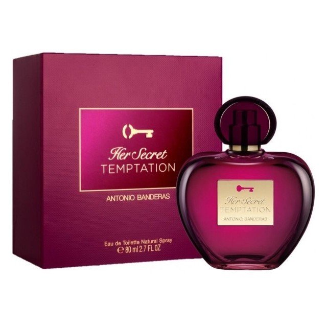 Antonio Banderas Her Secret Temptation Perfume For Women 80ml Eau de Toilette