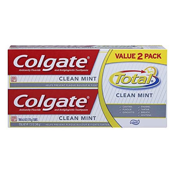 Colgate Total Clean Mint Toothpaste 75 ml Pack Of 2 Colgate Total Clean Mint Toothpaste 75 ml Pack Of 2
