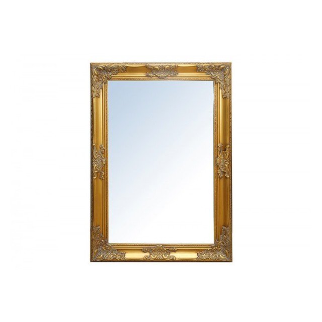 Leila Wooden Framed Bevelled Mirror 60X90X5 cm Gold