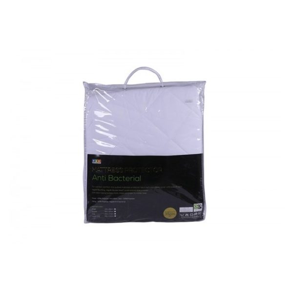 Antibacterial Mattress Protector 120X200cm White Antibacterial Mattress Protector 120X200cm White