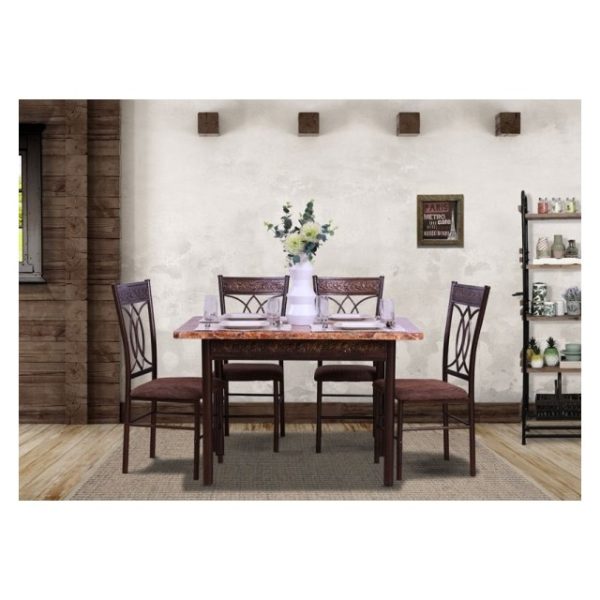 Buy Pan Emirates Spenio Dining Set 1 4 Brown Price