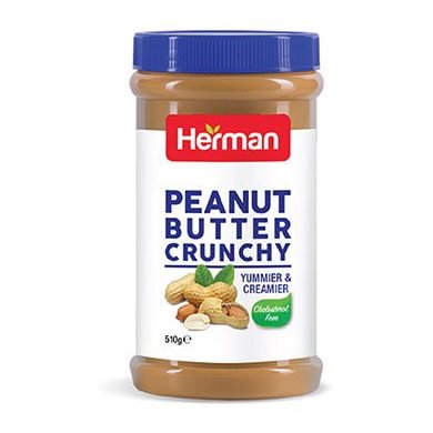 Herman Peanut Butter Crunchy Spread 510gm PET