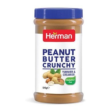 Buy Herman Peanut Butter Crunchy Spread 510gm PET – Price ...