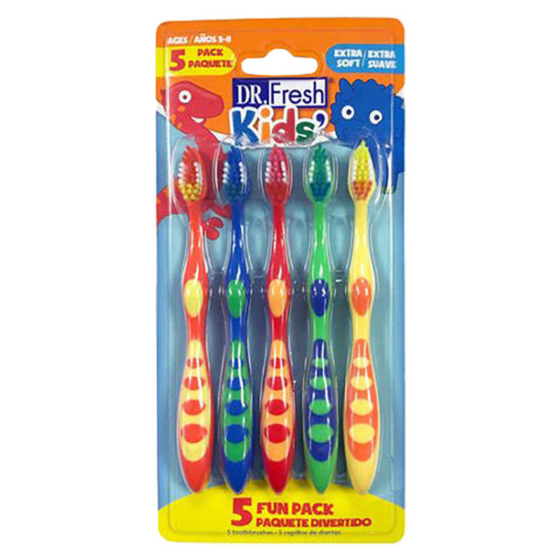 Doctor Fresh Kids Mix Toothbrush Blister 5 Pack