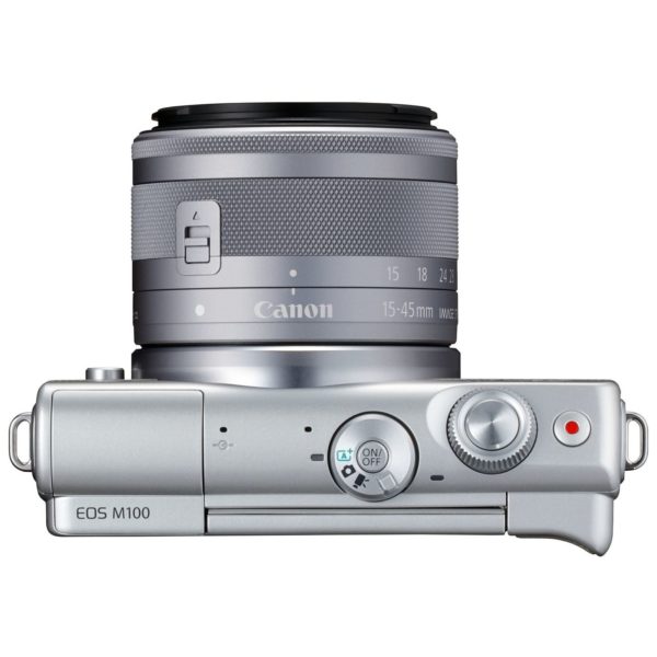 Canon EOS M100 Mirrorless Digital Camera Body Grey With EF-M15-45 IS STM Lens Canon EOS M100 Mirrorless Digital Camera Body Grey With EF-M15-45 IS STM Lens