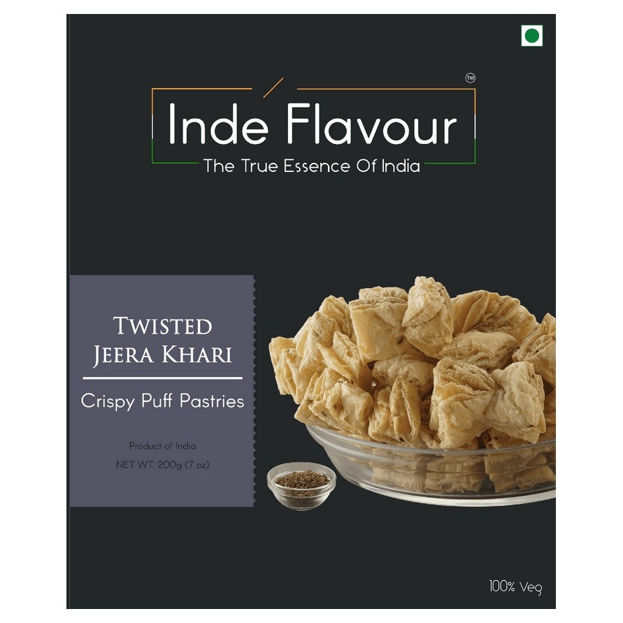 Inde Flavour Twisted Jeera Khari 200g