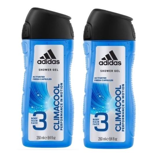 Adidas Climacool Shower Gel 250ml Pack 0f 2 Adidas Climacool Shower Gel 250ml Pack 0f 2