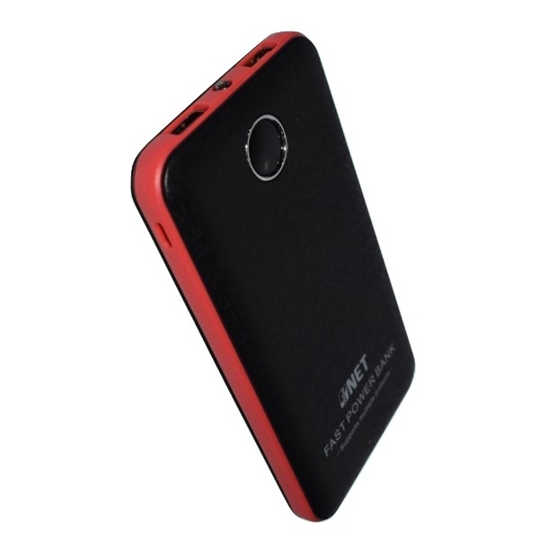 Inet Power Bank 10000mAh – Black/Red