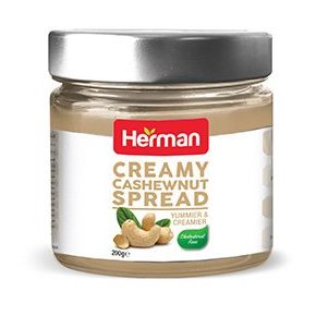 Herman Cashewnut Spread 200gm Glass Jar