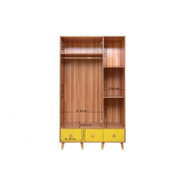 Pan Emirates Montclaire 3 Door Kids Wardrobe Pan Emirates Montclaire 3 Door Kids Wardrobe