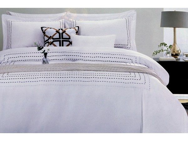 Buy Pan Emirates 4pcs Afon Duvet Cover Set 230x220cm White Price