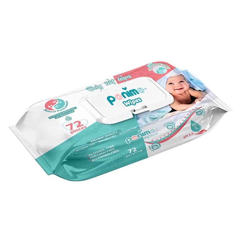 Pomino POWIPE72 Soft Touch Wet Wipes
