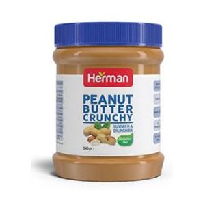 Herman Peanut Butter Crunchy Spread 340gm Pet