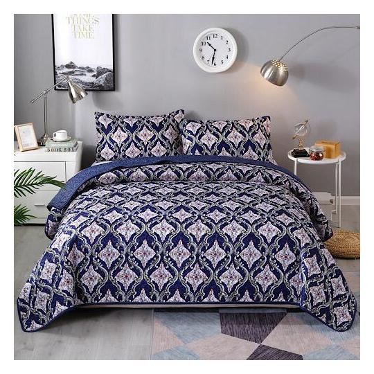 Deals For Less King Size Summer Blanket Blue Bohemian Design