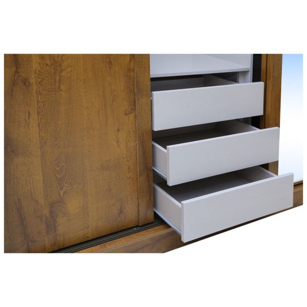 Pan Emirates Boomerang 3 Door Kids Wardrobe With Mirror Pan Emirates Boomerang 3 Door Kids Wardrobe With Mirror