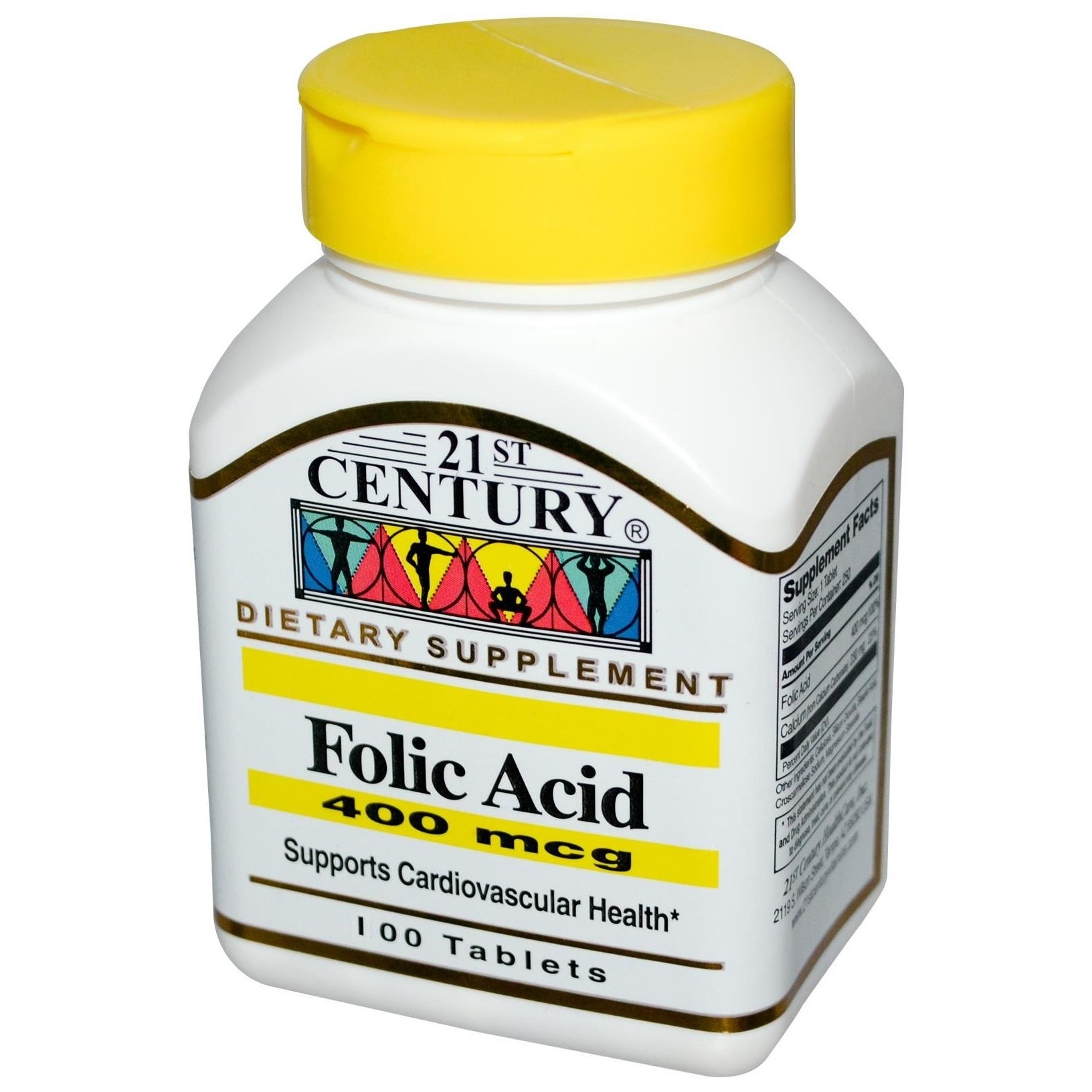 21st Century Folic Acid 400Mcg Tabs 100’S