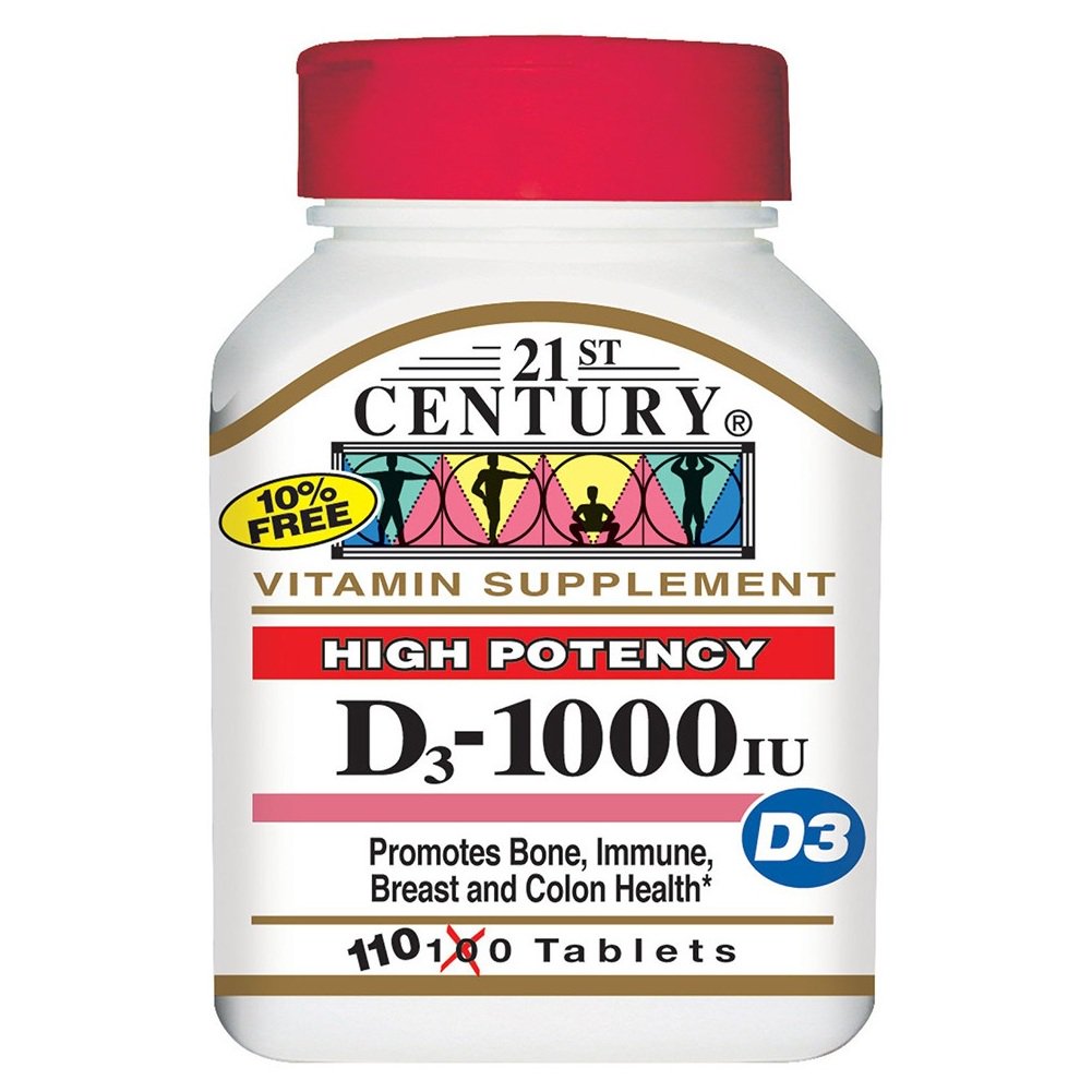 21st Century D 1000 IU Tabs 110’S