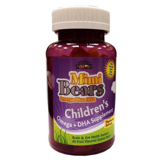 21st Century Mimi Bears Omega Plus Dha Chew 60’S